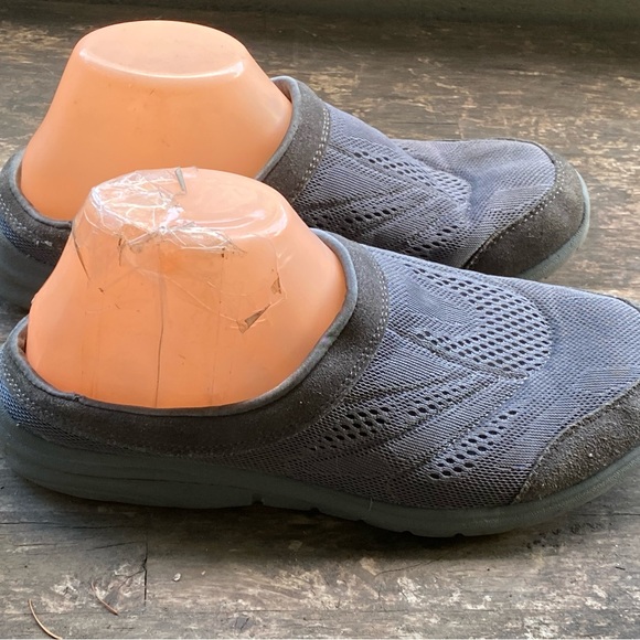 SKECHERS 49005 Womens RELAXED SERENITY Blue Gray Slip-on Mule Clog Shoed SZ 9.5 - Picture 5 of 11